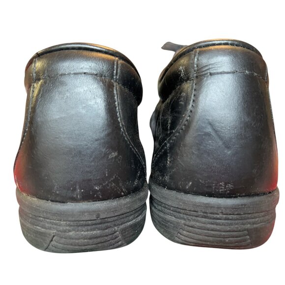 Vintage Red Wing Black Leather Steel Moc Toe Derby Work Shoes Mens Size 10 D USA main image 3